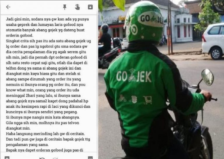 Ada ada wae ghost jaman now Driver ojol ini dapat orderan GoFood dari orang yang sudah 2 hari meninggal