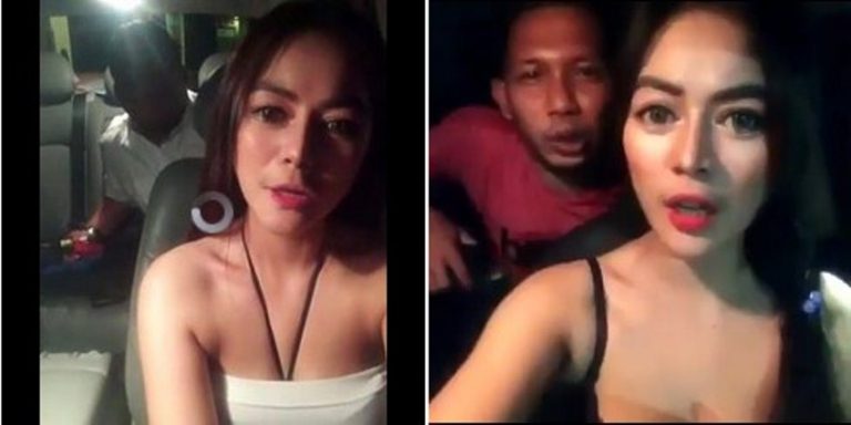 Cantik dan seksi driver taksi online ini bikin penumpang betah disupirin lama lama