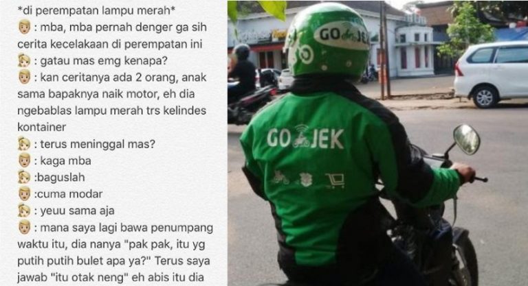 OMG driver ojek ini ngaku jadi saksi kecelakaan maut penumpang kaget liat yang putih putih bulat 2