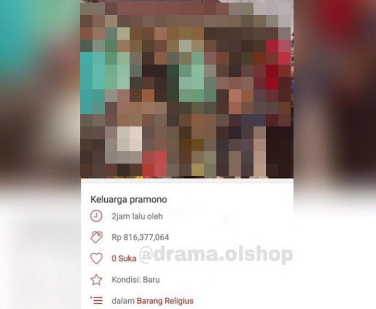 Setara harga rumah barang religius ini dipatok dengan harga Rp 800 juta di online shop seller nya gak salah jual tuh 2