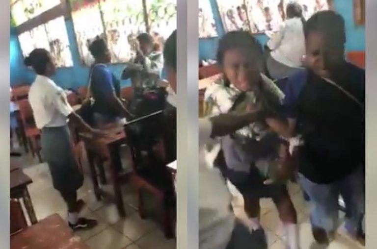 Heboh video istri sah labrak pelakor di Papua ceweknya masih duduk di bangku SMA