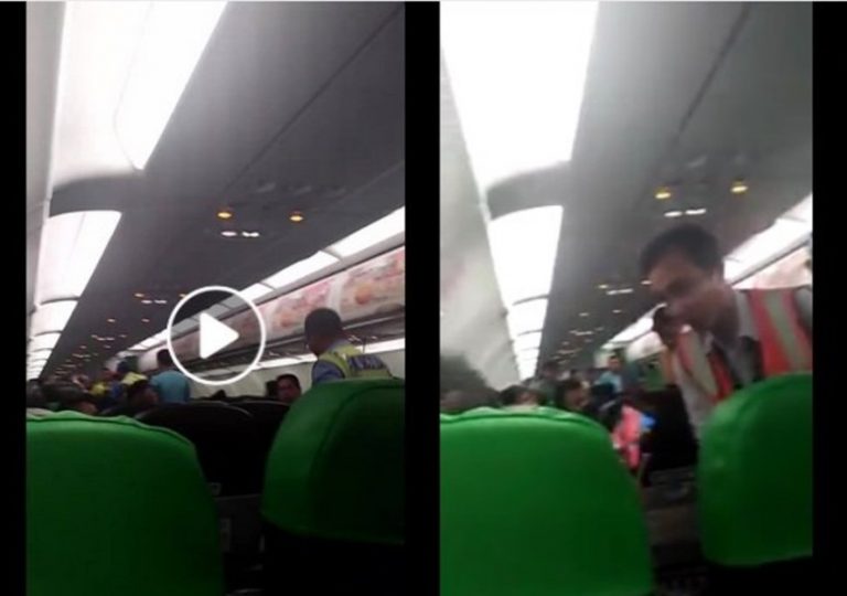 Heboh video penumpang merokok di dalam pesawat ternyata ini kejadian sebenarnya sampai ia diturunkan