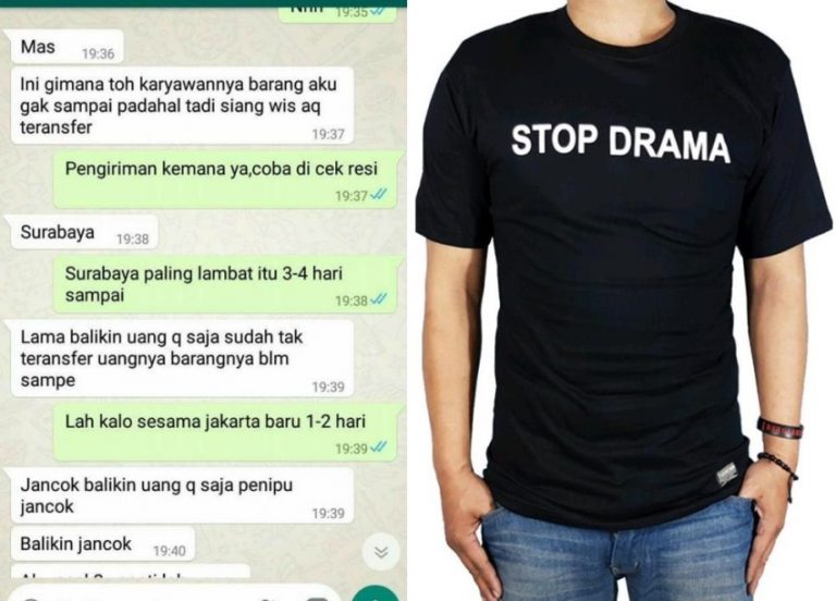 Beli baju di olshop dan minta barang segera sampai chat bocah ini dengan owner bikin kezell