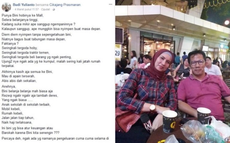 Dipegang sendiri gak nyisa dipegang istri malah begini curhatan suami soal keuangan keluarga ini viral di medsos