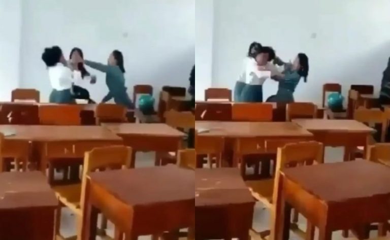 Jambak hingga banting kepala temannya ke lantai video perkelahian siswi SMA ini viral