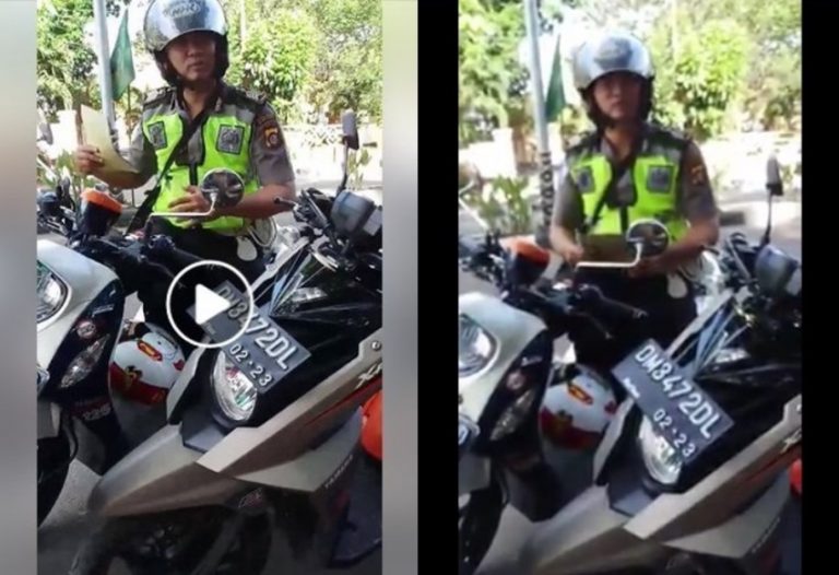 Tilang pelanggar dengan tutur kata santun polisi ini tuai pujian kalau gini kan jadinya enak