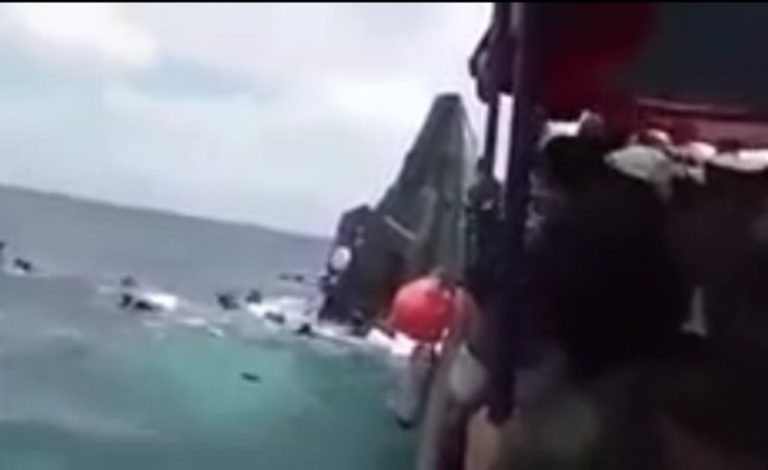 Video detik detik kapal Kodam Jaya Tenggelam di Kepulauan Seribu 65 prajurit selamat