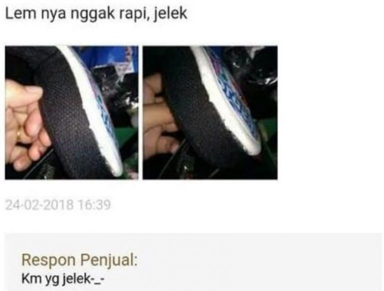 Dapat komplain dari pembeli balasan seller ini kena tegur netizen ngegas dikit napa