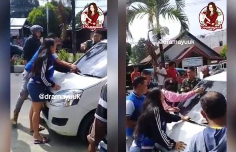 Demi lindungi pelakor ayah di Minahasa nekat tabrak anaknya sendiri videonya viral