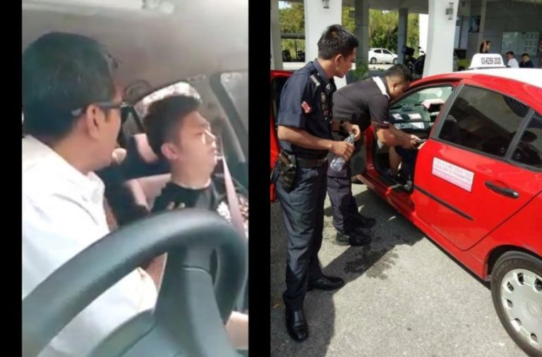 Penumpangnya tidur nggak bangun bangun sopir taksi ini dibikin kesel sampai minta bantuan polisi