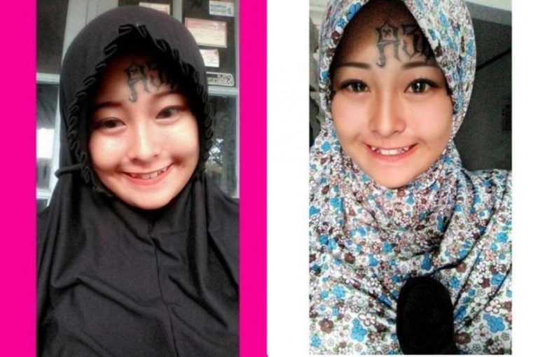 Punya tato di kening kisah mantan anak punk berhijab dan mantap berhijrah ini viral semoga istiqomah