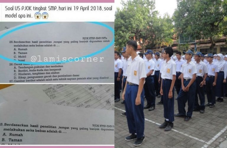 Soal ujian SMP ini viral netizen sebut pertanyaannya bikin moral anak bangsa rusak miris