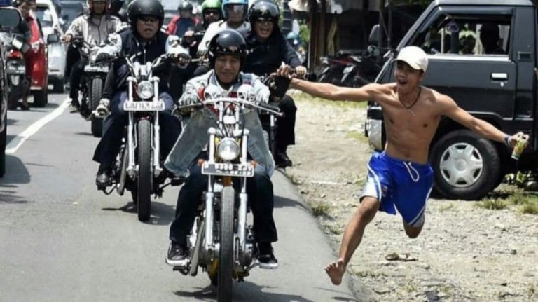 Viral karena nekat lari hampiri Jokowi saat sedang touring pria asal Sukabumi in minta maaf