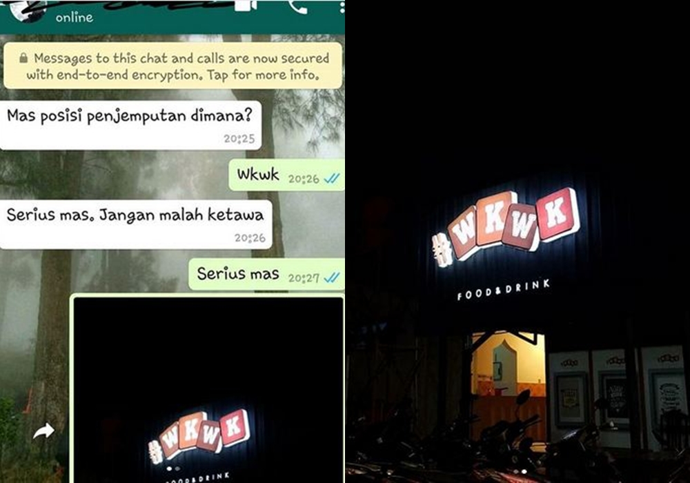 Nama lokasi penjemputan penumpang ojek online yang bikin gagal paham