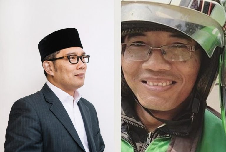 Heboh driver ojol mirip Ridwan Kamil begini reaksi sang walikota