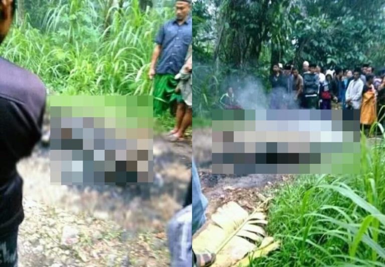 Ngeri Tertangkap saat beraksi pencuri motor di Probolinggo dibakar hidup hidup oleh warga