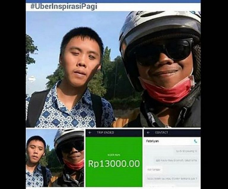 Kisah haru driver ojek online dapat penumpang tunanetra ini bikin netizen pada mewek