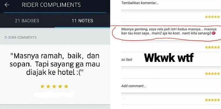 8 Review kocak penumpang ojek online ini lucunya nampol banget