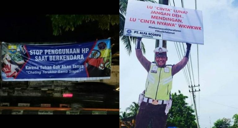 7 Kalimat di papan peringatan ini gokil abis dan ada juga yang bikin baper