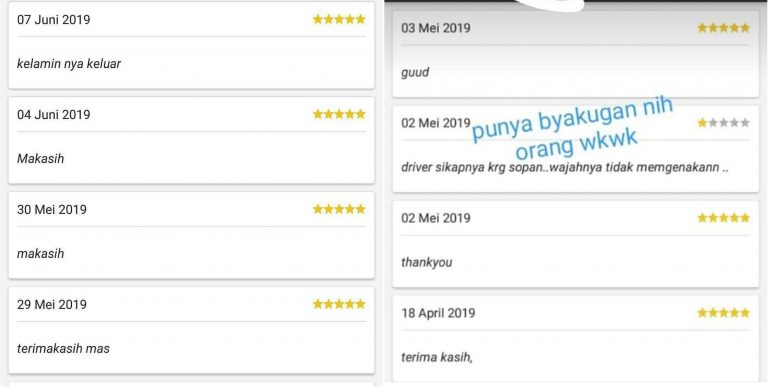 Ini dia kumpulan komentar lucu penumpang ojek online yang gokilnya nampol banget