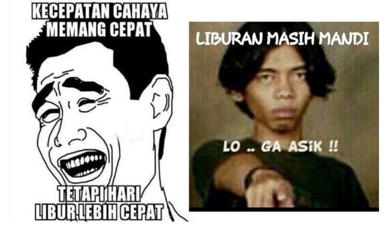 Kumpulan meme lucu libur sekolah ini pasti bikin kamu sakit perut nahan ketawa