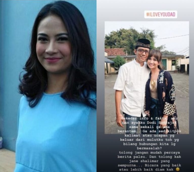 Diisukan berseteru Vanessa justru unggah foto bersama sang ayah