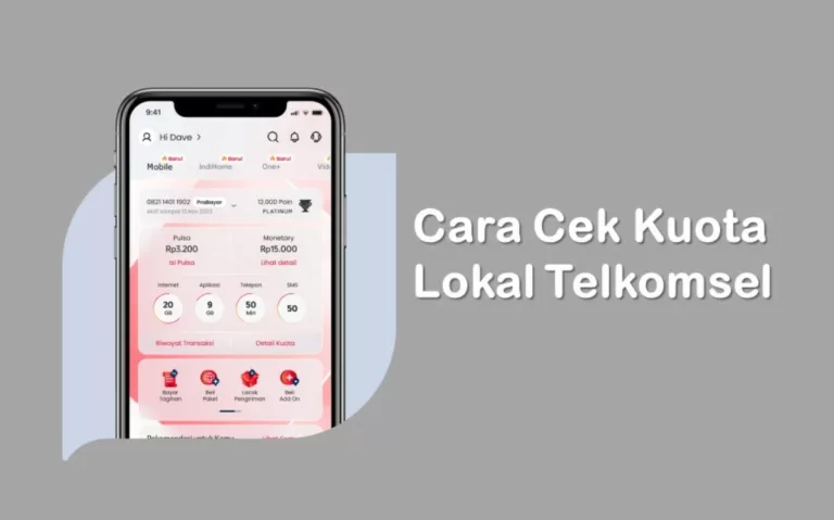 Cara Cek Kuota Lokal Telkomsel