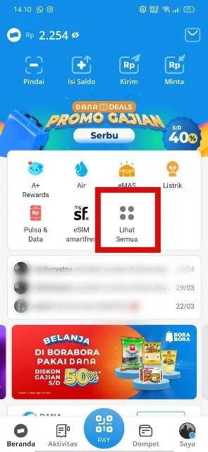 Pilih Lihat Semua