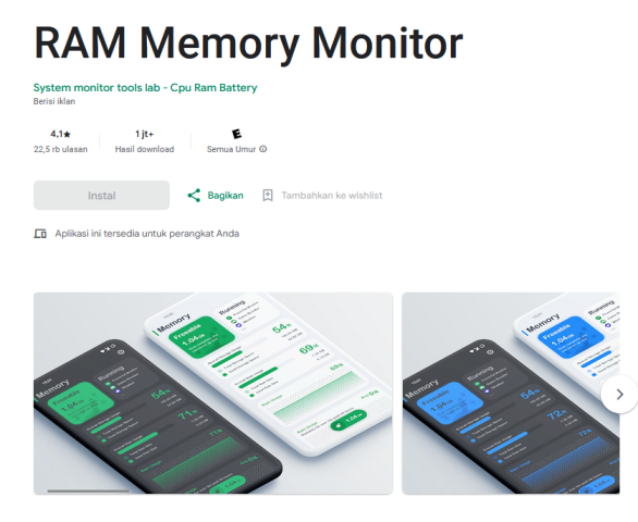 RAM Memory Monitor