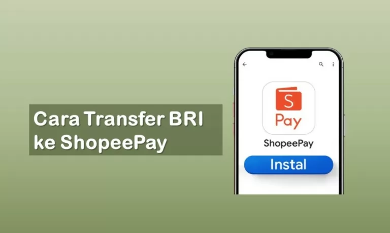 Cara Transfer BRI ke ShopeePay