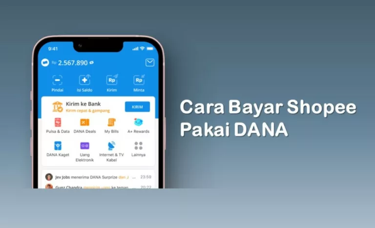 Cara Bayar Shopee Pakai DANA