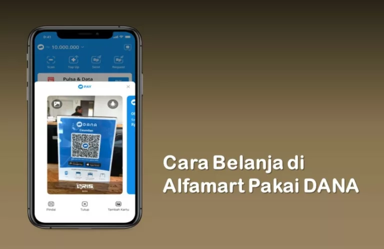 Cara Belanja di Alfamart Pakai DANA