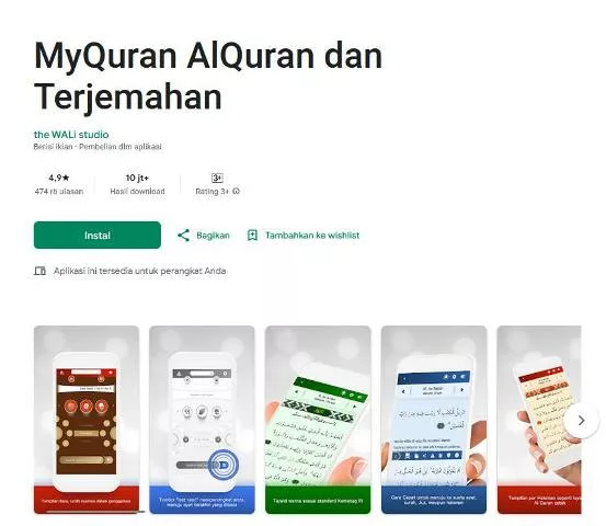 MyQuran Indonesia Lite Quran - Apk Al Quran Terbaik