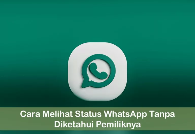 Cara Melihat Status WhatsApp Tanpa Diketahui Pemiliknya