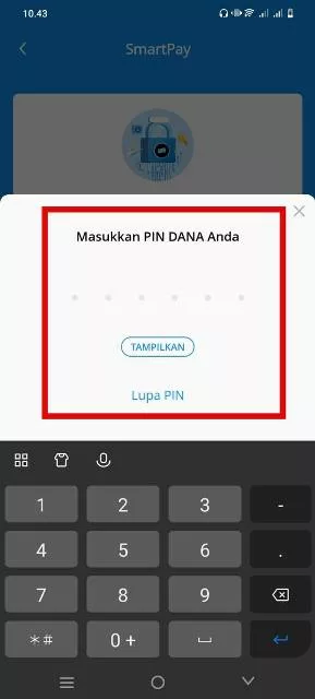 Verifikasi dengan PIN